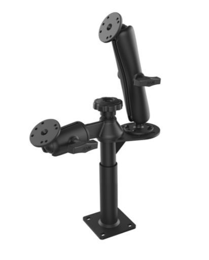 RAM-VP-SW2F-45 RAM® Tele-Pole™ with 4” & 5” Poles and Double Ball Mount